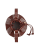 DuDu Filicudi Beuteltasche Leder 14 cm in chocolate