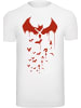 F4NT4STIC T-Shirt DC Comics Batman Arkham Knight Bats X Drip in weiß