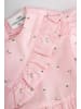 Coccodrillo Baumwollkleid mit kurzen Ärmeln in gedämpftes Rosa