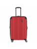 travelite City - 4-Rollen-Trolley erw. M 68 cm (rot) in rot