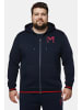 Men Plus Sweatjacke in navy blau