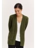 b. young BYMIRELLE SHORT CARDIGAN 2 - KNIT Regular fit in Rifle Green Melange
