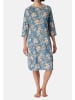 Schiesser Nachthemd Comfort Nightwear in Blau