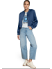 Zero  Printshirt mit Aufdruck in Patch White/Blue