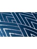 Kayoom Dekokissen Prisma 225 2er-Set in blau - silber