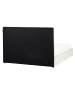 Beliani Doppelbett LAGORD in Weiß/Schwarz - (W) 170 x (H) 84 x (L) 214 cm