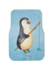 Mr. & Mrs. Panda Fußmatte Auto Pinguin Angler ohne Spruch in Eisblau