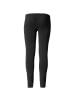 tectake Einfarbige Leggings für Kinder, schwarz