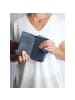 VARGU Echtleder Geldbörse MASIN 1-A in navy - blue