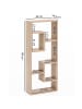 KADIMA DESIGN Wandregal: Modernes Design, vielseitige Verwendung, Spanplattenmaterial in Beige