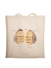 Mr. & Mrs. Panda Shopping Tasche Eulen Liebe ohne Spruch in Weiß