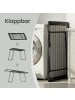 SONGMICS Wäscheständer Bunji in Schwarz - (B)62.5 x (H)90 x (T)113.5 cm