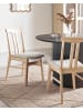 Beliani 2er-Set Esszimmerstuhl AVALON in Braun/Beige
