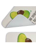 Mr. & Mrs. Panda Badezimmerteppich Avocado Schwangerschaft mit S... in Weiß
