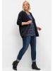 sheego Strickjacke in tiefblau