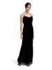 Vera Mont Abendkleid mit Spitzeneinsatz in Schwarz