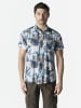 KOROSHI Herren kurzarmhemd viskose in bunt