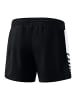 erima Six Wings Shorts in schwarz/weiss