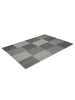 Kayoom Kurzflor Teppich Lyrical 210 in multi - grau - rechteckig