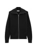 Marc O'Polo DENIM Strickjacke regular mit Kragen in Schwarz