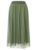 More & More Tüllrock in pale olive green