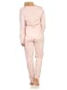 NORMANN langarm Pyjama Schlafanzug und allover Hose - 66936 in rosa