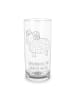 Mr. & Mrs. Panda Wasserglas Sternzeichen Widder mit Spruch in Transparent