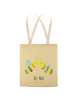 Mr. & Mrs. Panda Tote Bag Biene Liebe mit Spruch in Gelb Pastell