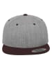  Flexfit Snapback - Classic in h.grey/maroon