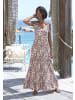 Buffalo Maxikleid in rosé-marine bedruckt
