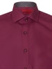 Finshley & Harding Herren Businesshemd in bordeaux