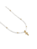 Luxenter Halskette Nyali mit 18 Karat Gelbgold-Finish – NYALI