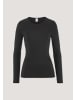 Longsleeve in schwarz