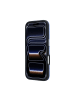COFI 1453 Karl Lagerfeld Grained Allover Logo Metal iPhone 18 Pro / 17 in Blau