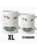 Mr. & Mrs. Panda Keramiktasse Einhorn Happy mit Spruch in Weiß