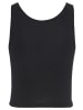 LASCANA Tanktop in Schwarz