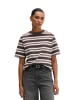 Marc O'Polo Gestreiftes T-Shirt relaxed in Dark Red