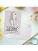 Mr. & Mrs. Panda Postkarte Zahnärztin Herz mit Spruch in Grau Pastell