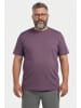 Men Plus Kurzarm T-Shirt in pflaume