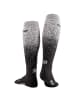 cep M SNOWFALL COMPRESSISOCKS SKIING TALL in Schwarz