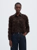 SELECTED FEMME SLWMYLINE LS Fluffy Cropped Shirt B in Delicioso