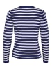 SAINT TROPEZ Strickjacke MilaSZ Gerade Passform in Midnight Sail