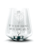 Mr. & Mrs. Panda Kerzenglas Hummel Blume mit Spruch in Transparent