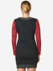 KOROSHI Langarmkleid in rot