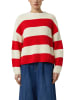 comma Strickpullover in rot ecru - 0001