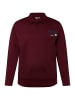 Men Plus Poloshirt in dunkel weinrot