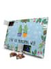 Mr. & Mrs. Panda Adventskalender Kaktus Liebe mit Spruch in Eisblau