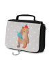Mr. & Mrs. Panda Toiletry Bag Bär Schultüte ohne Spruch in Grau Pastell