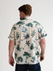 Petrol Industries Shirt in Übergröße mit Allover-Print Nomad in Braun
