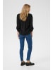 Kaffe Kurzarm-Bluse KAmia Regular fit in Black Deep